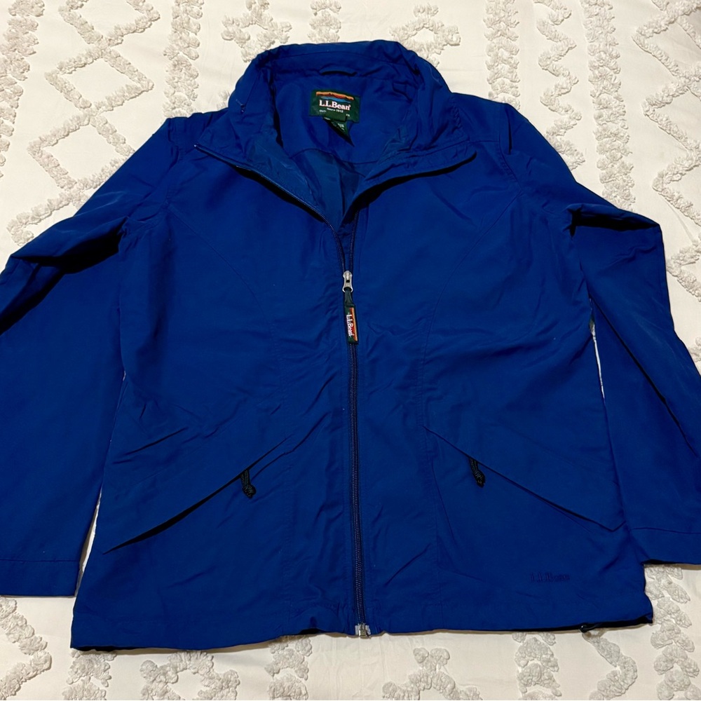 L.L. Bean Navy Windbreaker Outdoor Jacket